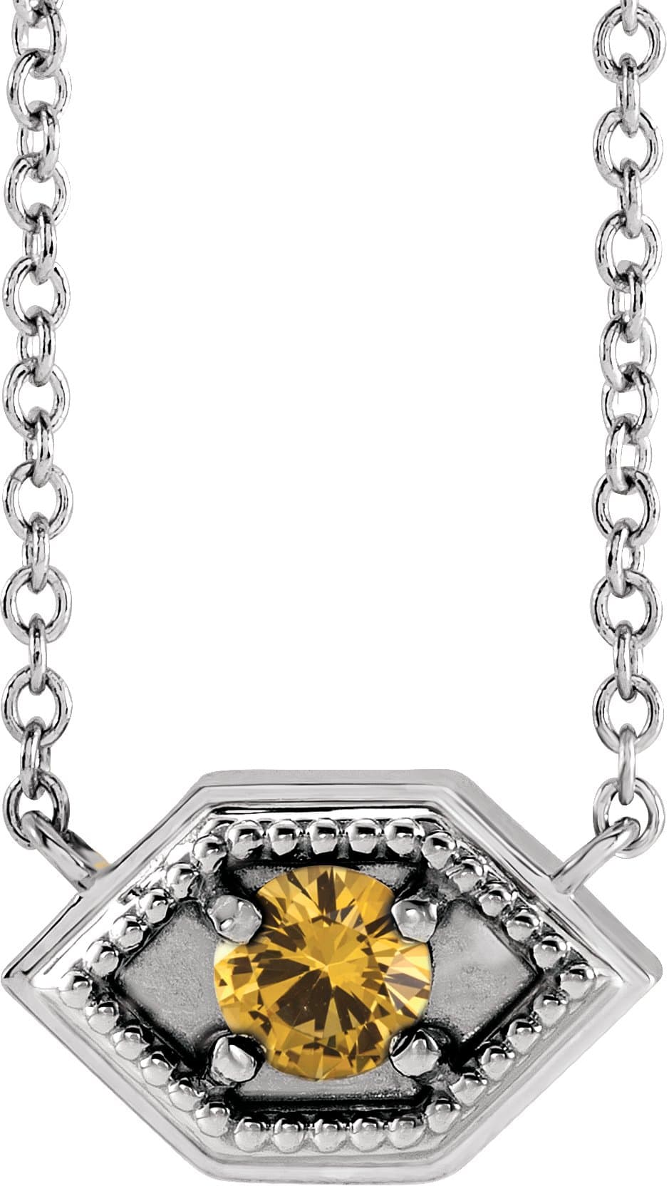 Geometric Necklace or Center view 1