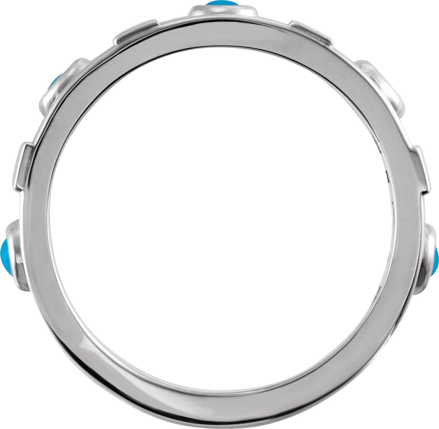 Accented Bezel-Set Cabochon Ring view 2