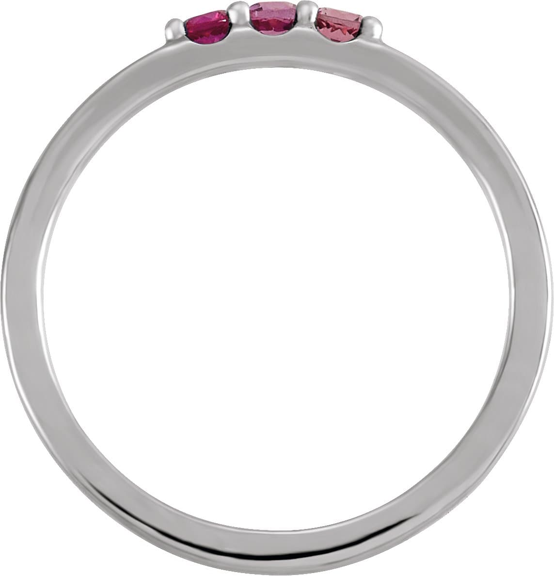 Three-Stone Midi Ring view 2