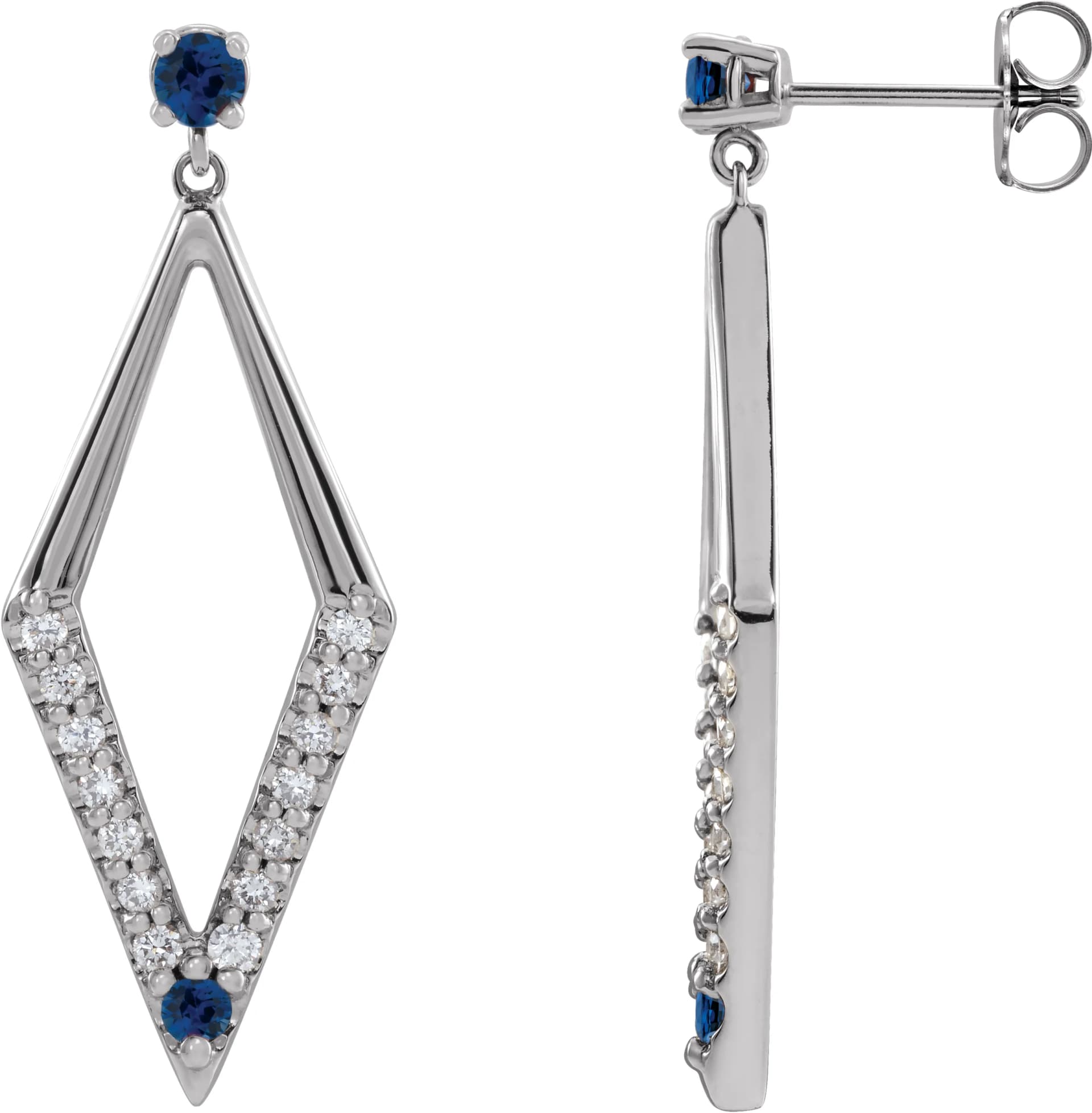 Accented Geometric Earrings