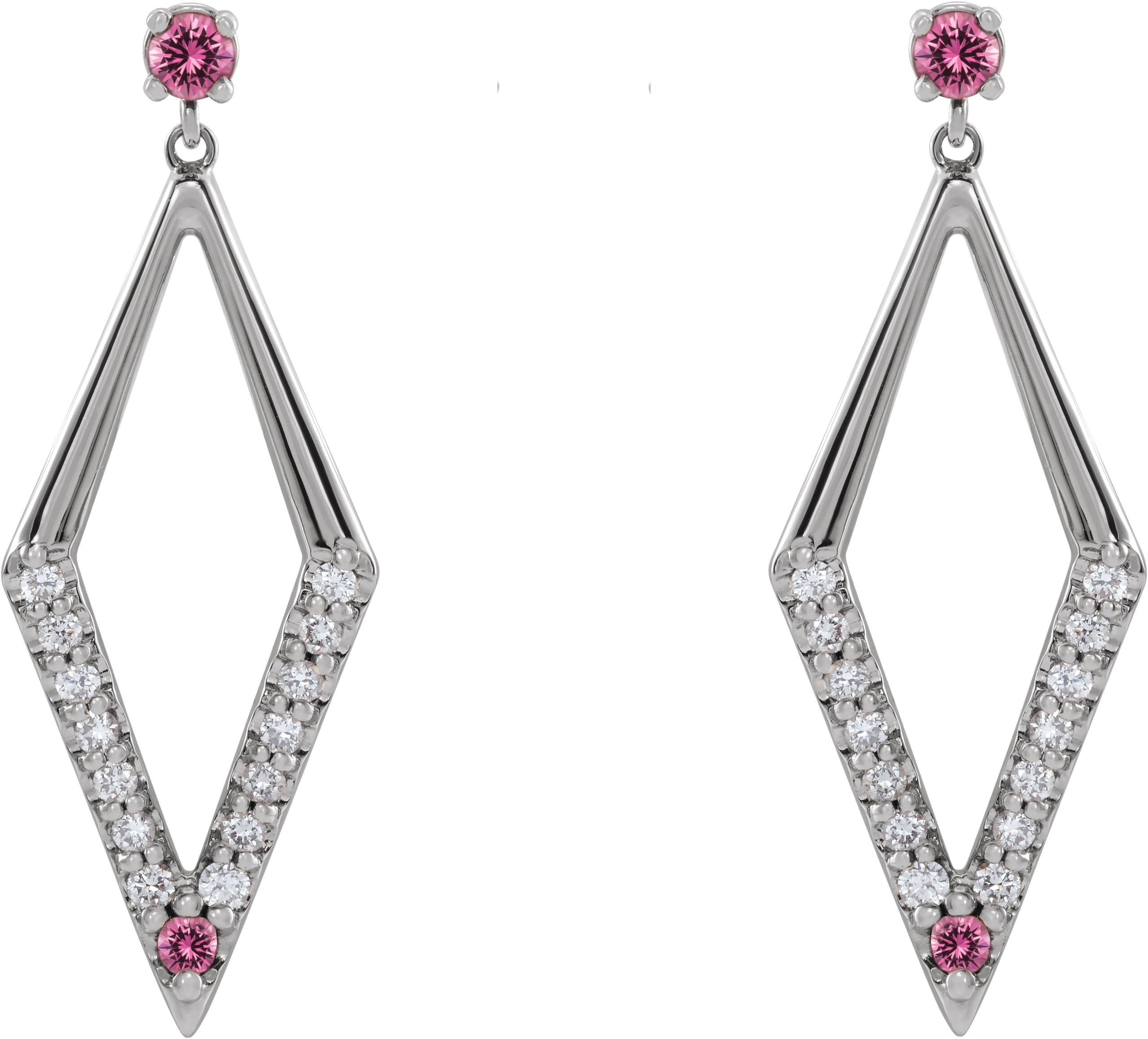 Accented Geometric Earrings view 2