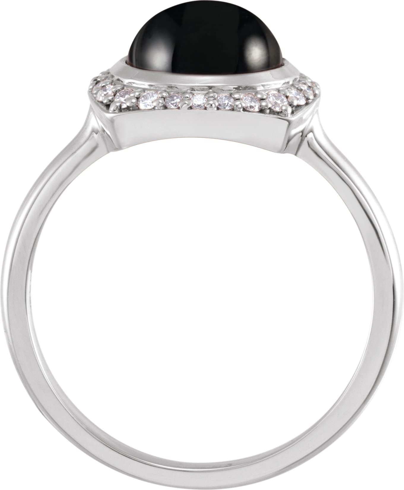 Halo-Style Cabochon Ring view 2