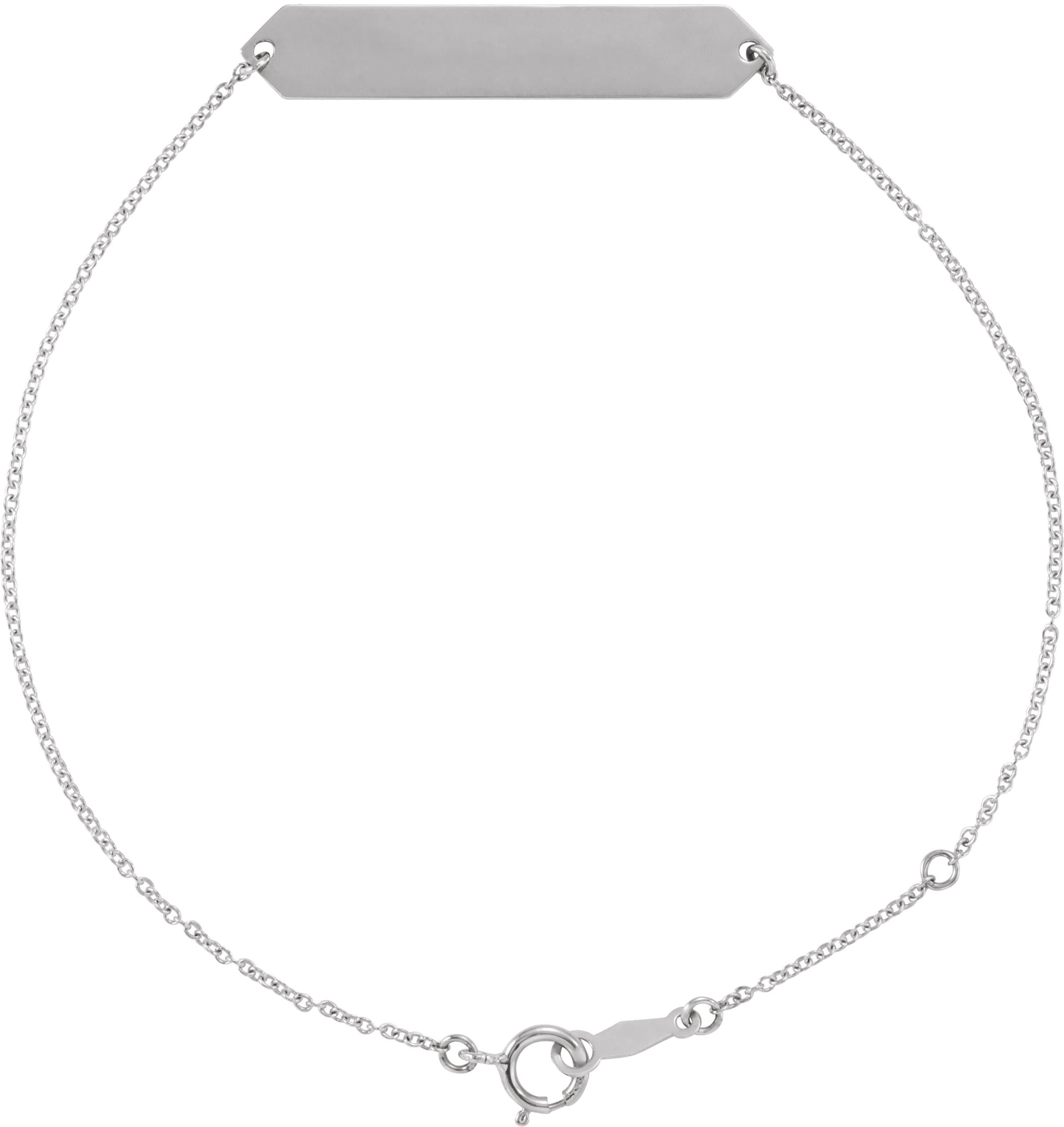 14K Rose Geometric 7-8" Bracelet