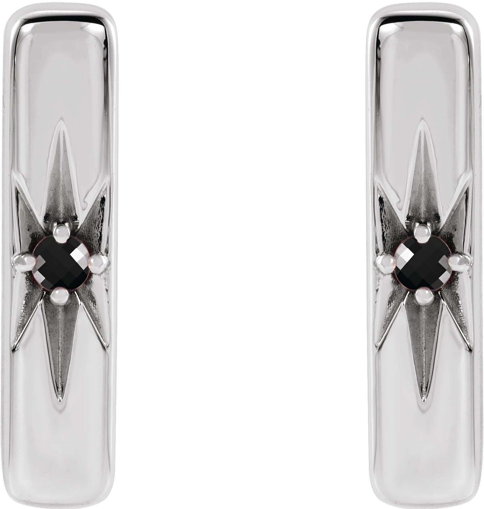Accented Bar Earrings view 2