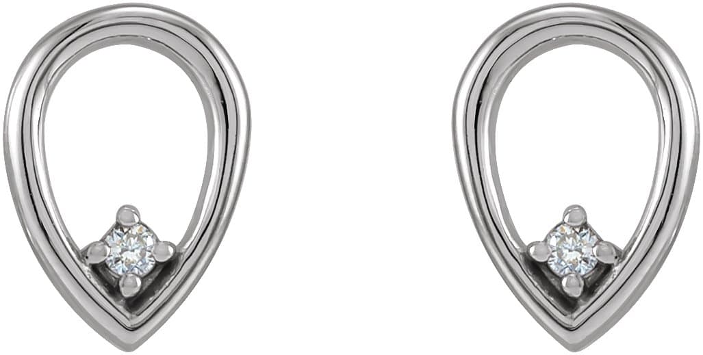 Accented Geometric Earrings view 2