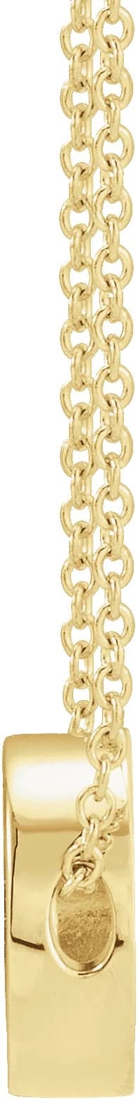 Engravable Disc Necklace, view 3