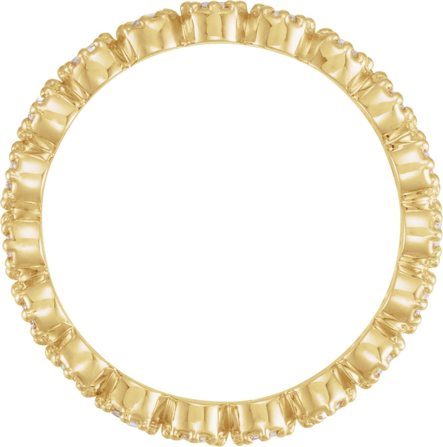 Rose-Cut Eternity Band view 2