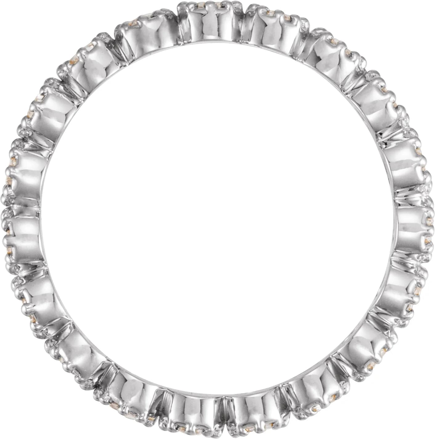 Rose-Cut Eternity Band, view 3