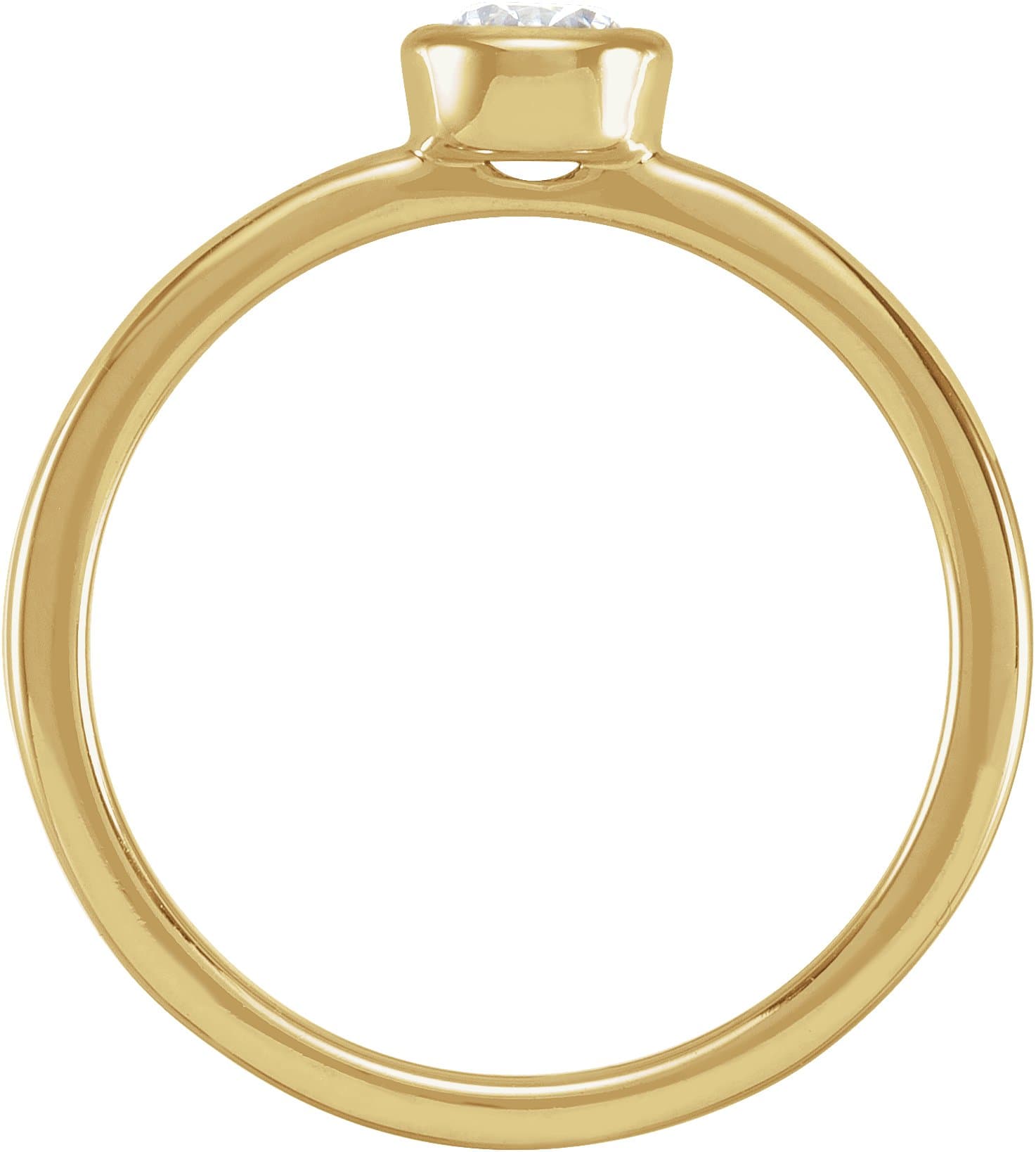 Bezel-Set Ring view 2