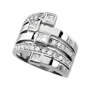 Accented Right Hand Ring view 2
