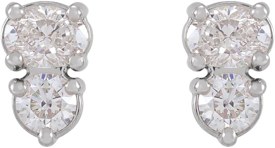 Two-Stone Earrings view 2