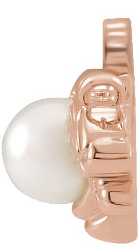 Pearl Bee Necklace or Center view 2