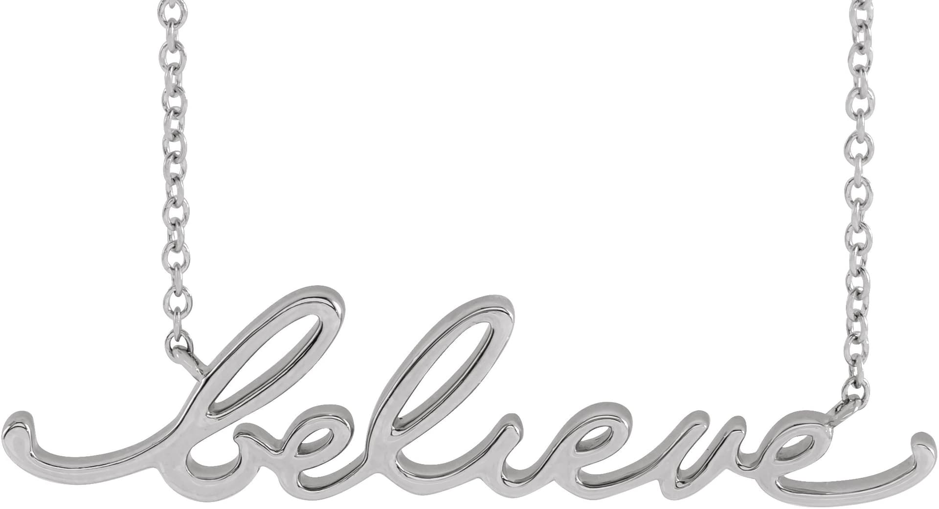14K Yellow Believe 16 Necklace