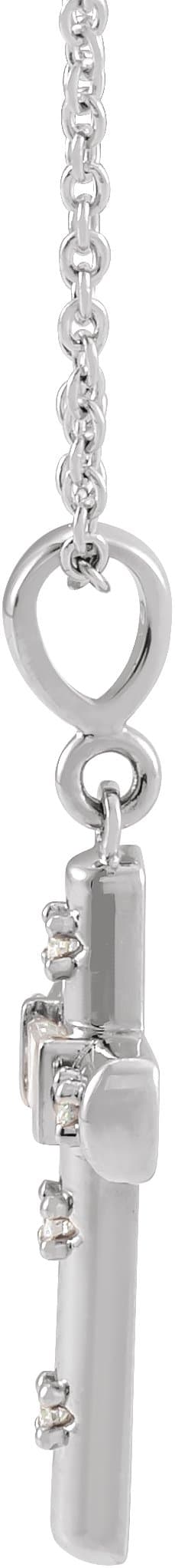 Accented Cross Necklace or Pendant view 2