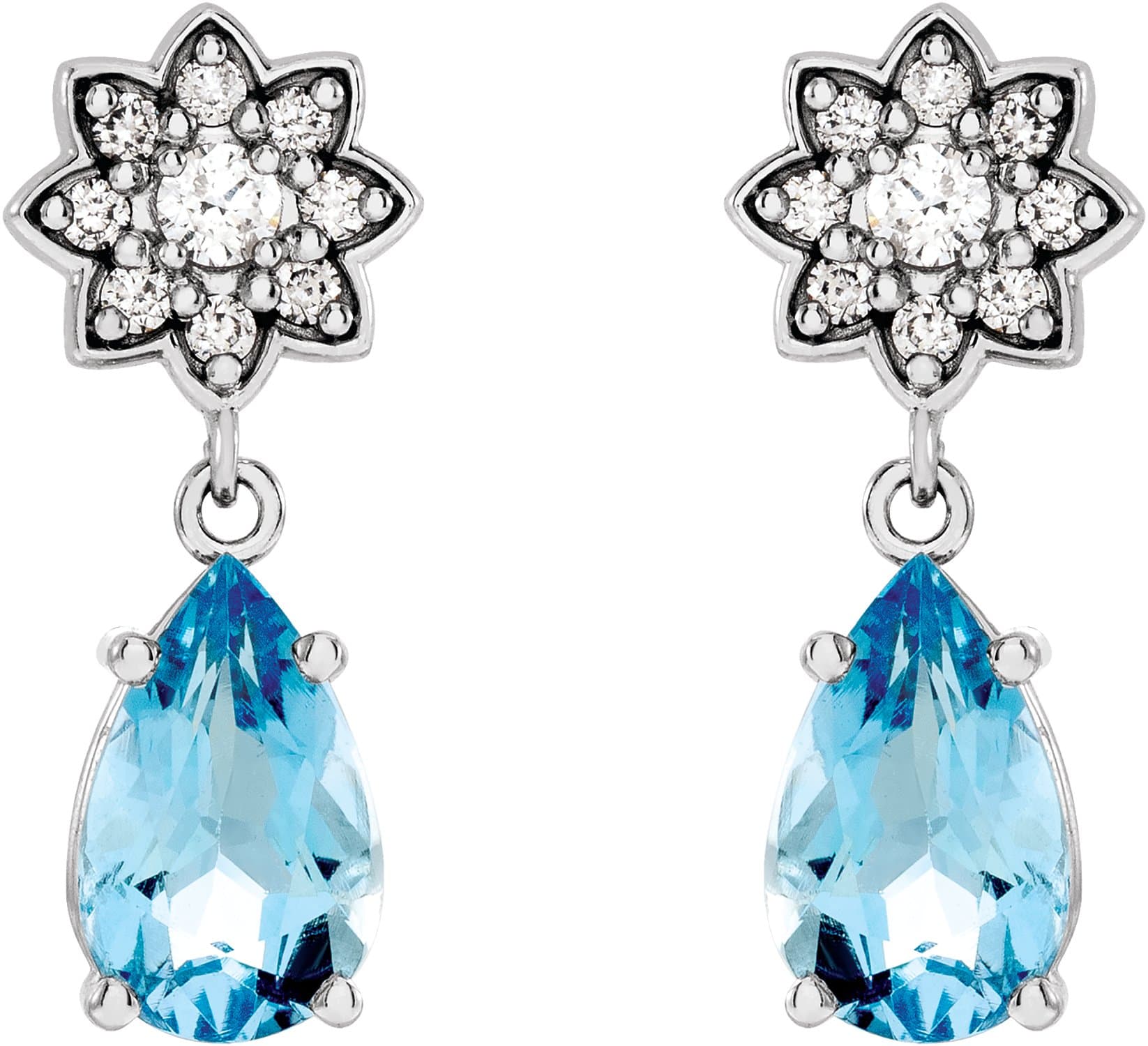 Floral Earrings view 2