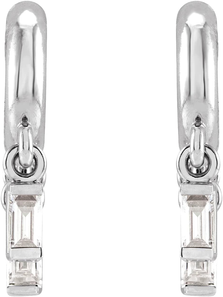 Fringe Hoop Earrings, view 3