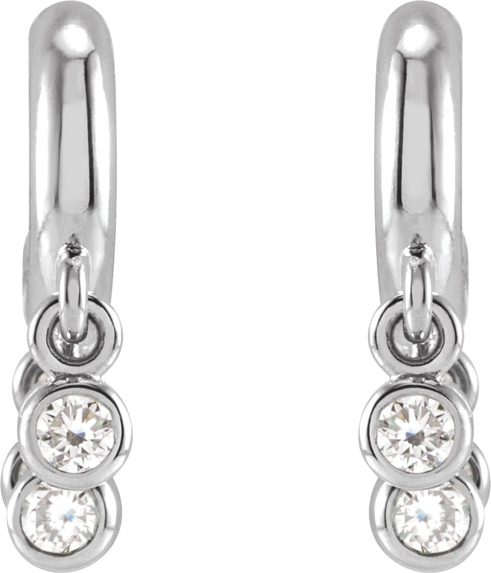 Fringe Hoop Earrings view 2