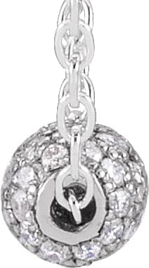 Pavé-Style Ball Necklace — view 3