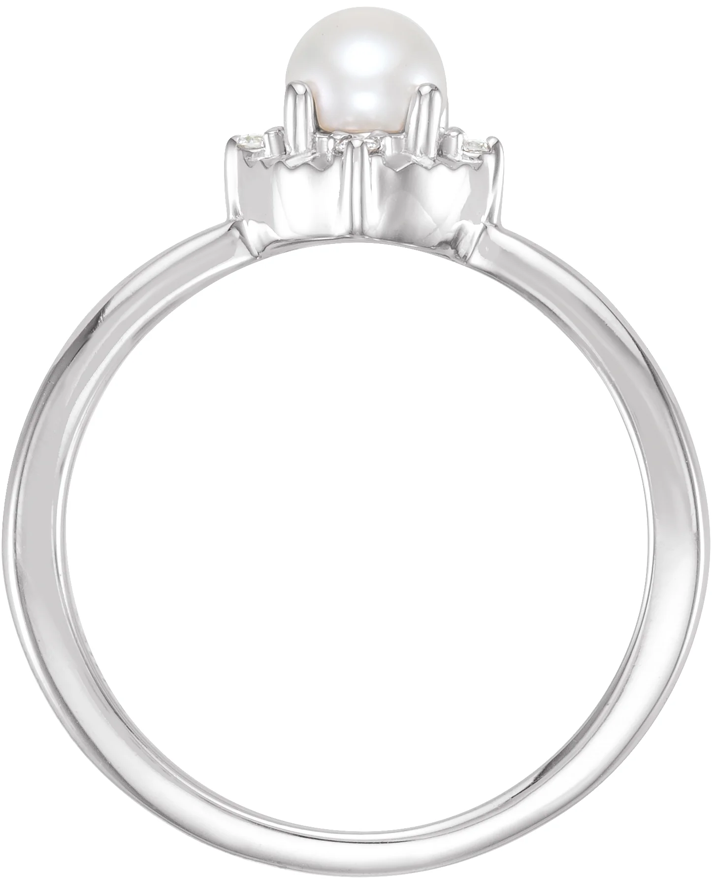 Halo-Style Birthstone Ring, view 3