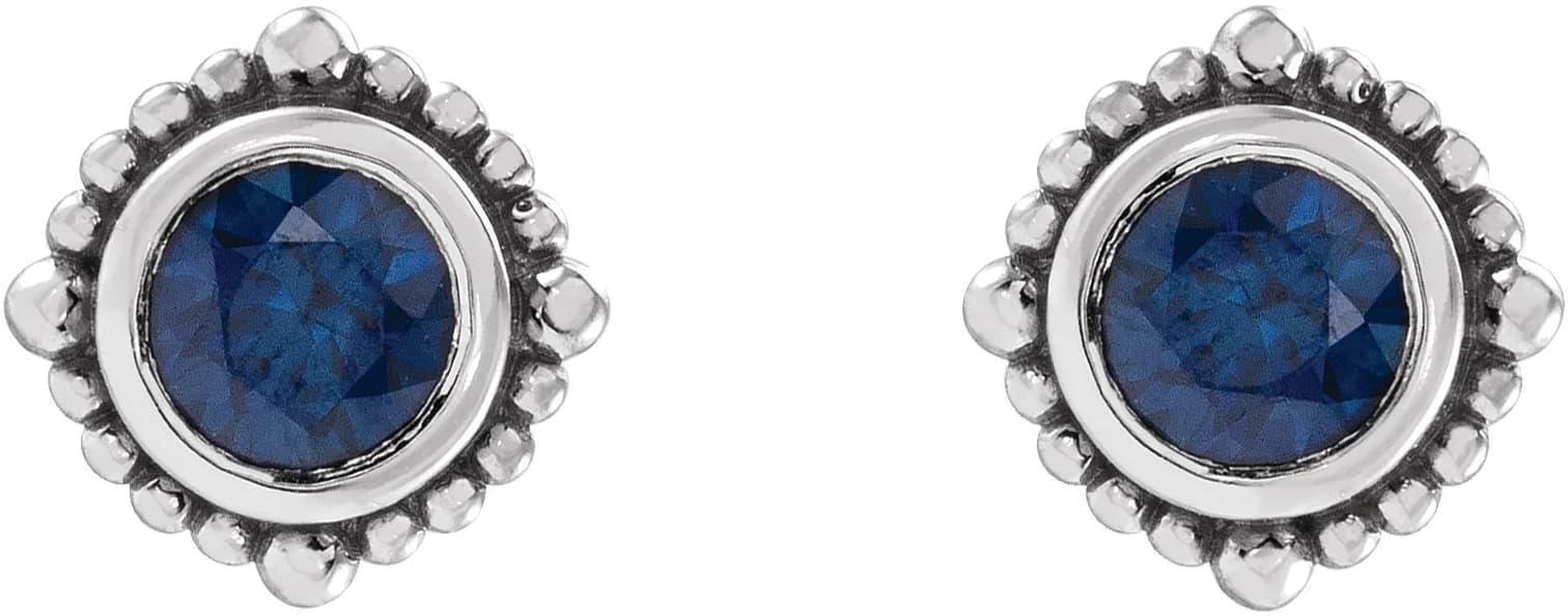 Beaded Halo-Style Stud Earrings, view 3