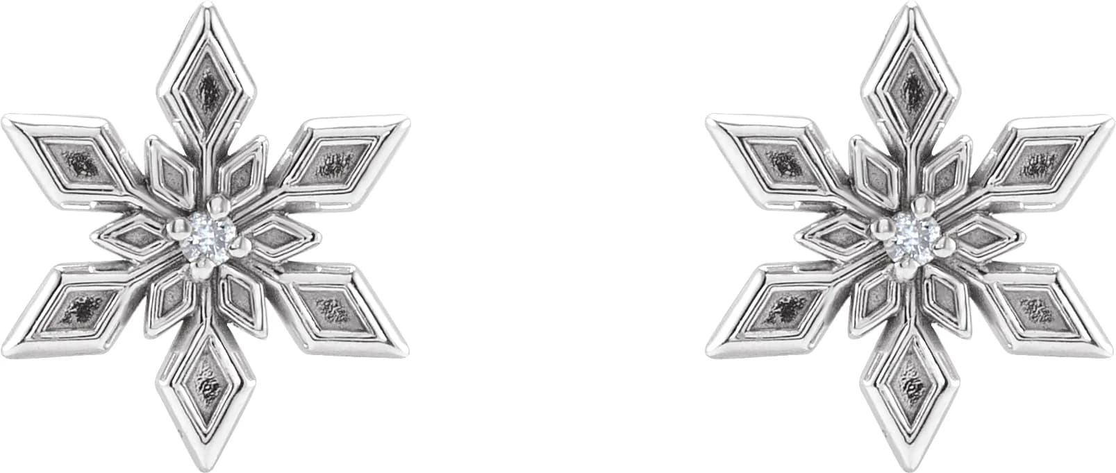 Snowflake Earrings, view 3