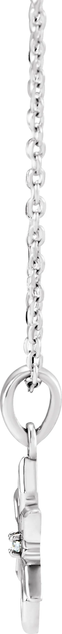 Snowflake Necklace, view 3