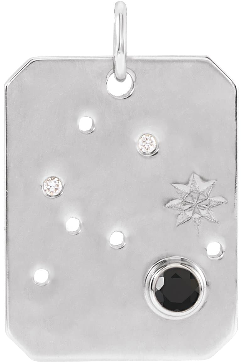 Zodiac Constellation Necklace or Pendant view 1