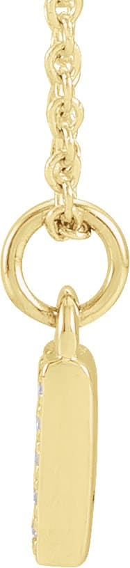 Petite Pavé™ Accented Numeral Necklace view 2