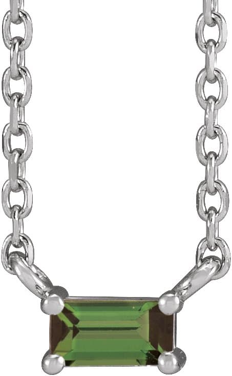 Solitaire Necklace view 1