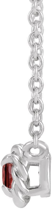 Claw-Prong Rope Necklace or Center view 2