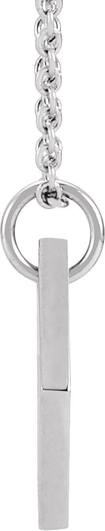 Engravable Rhombus Necklace or Pendant view 2