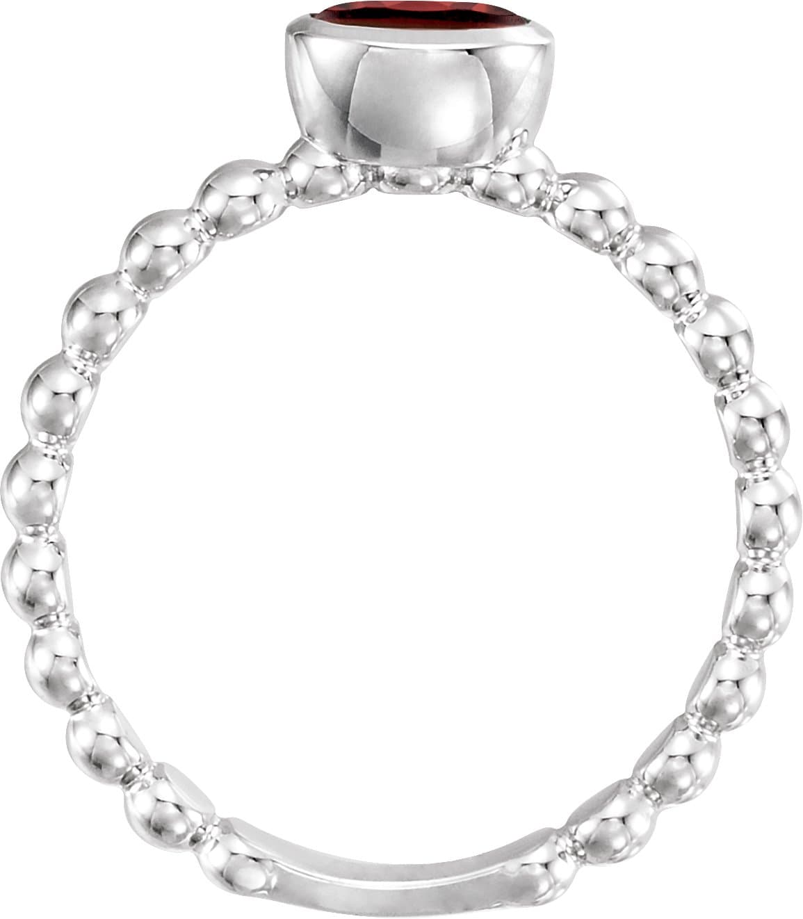 Family Beaded Stackable Ring view 2