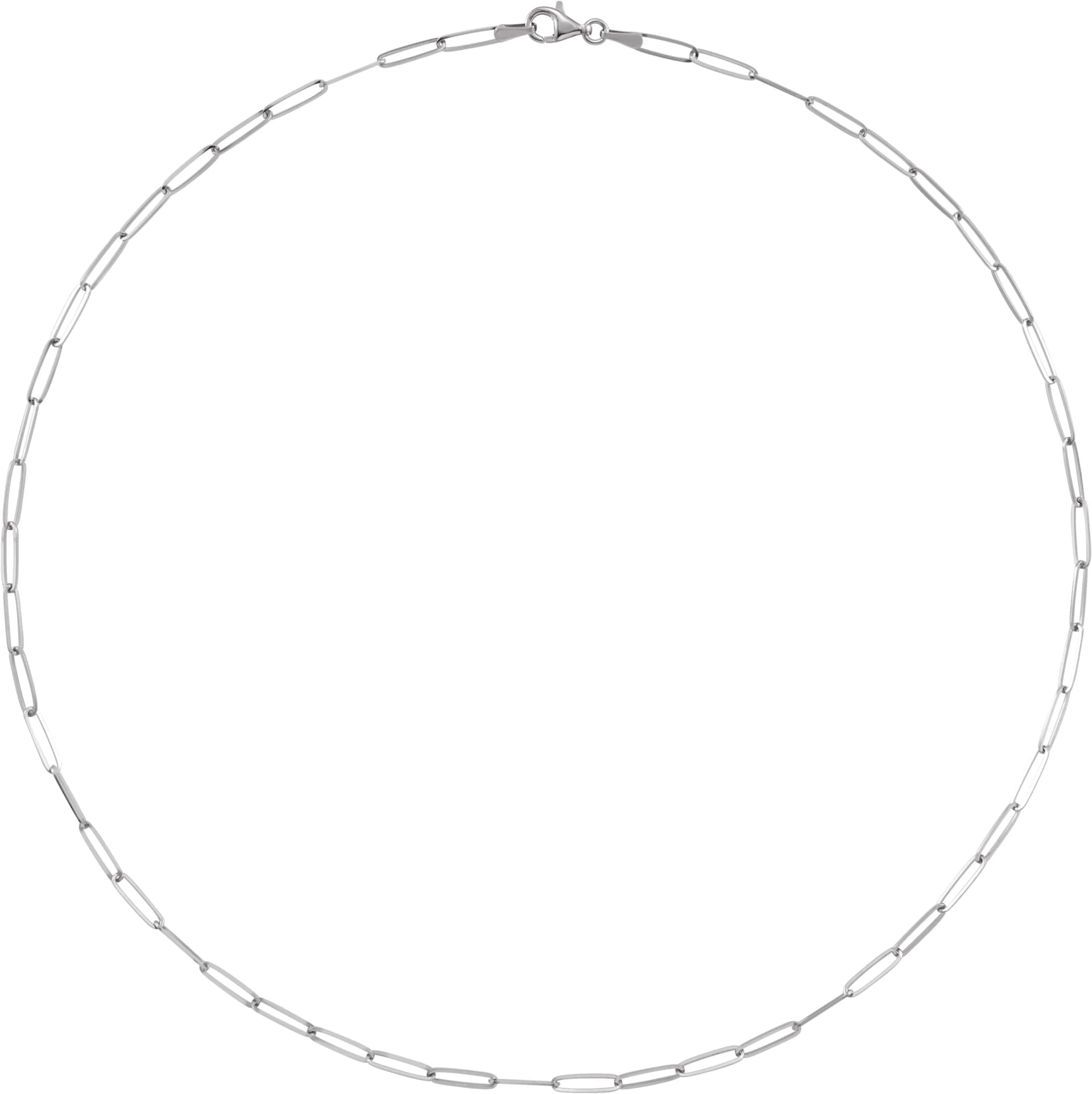 2.6 mm Paperclip-Style Chain, view 3
