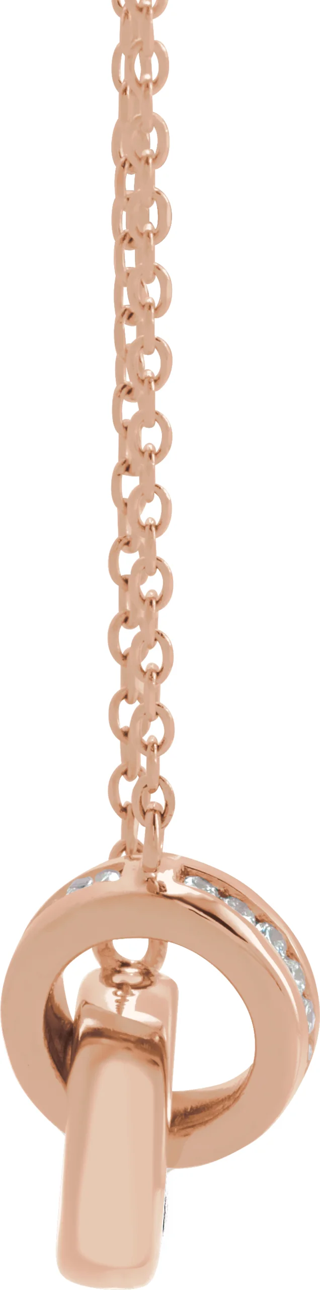 Interlocking Circle Necklace — view 3