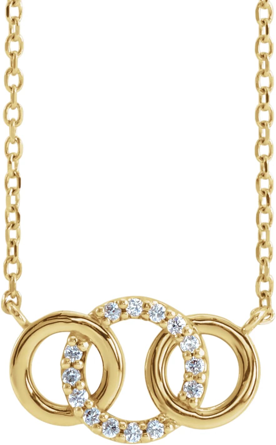 Interlocking Circle Necklace