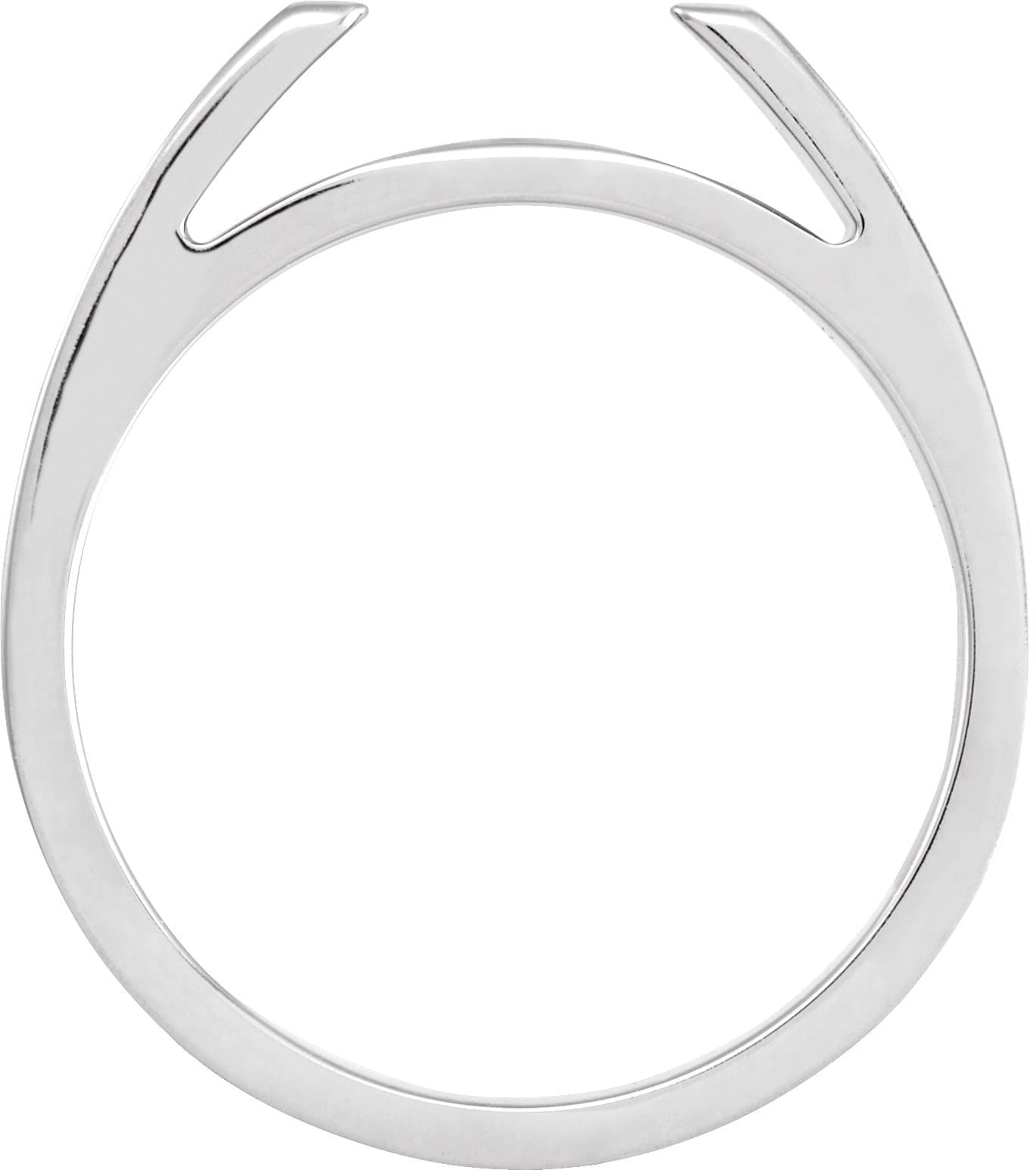 Solitaire Engagement Ring, Band or Shank view 2