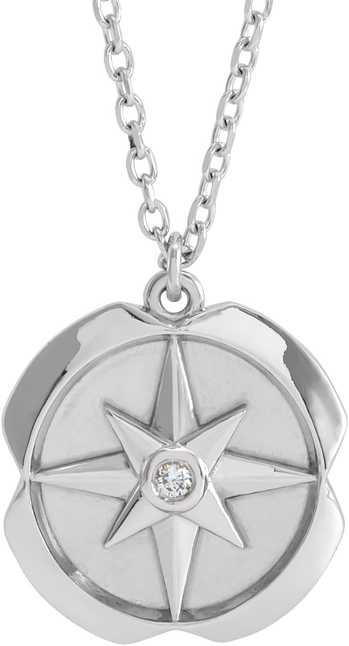 Accented Star Necklace view 1