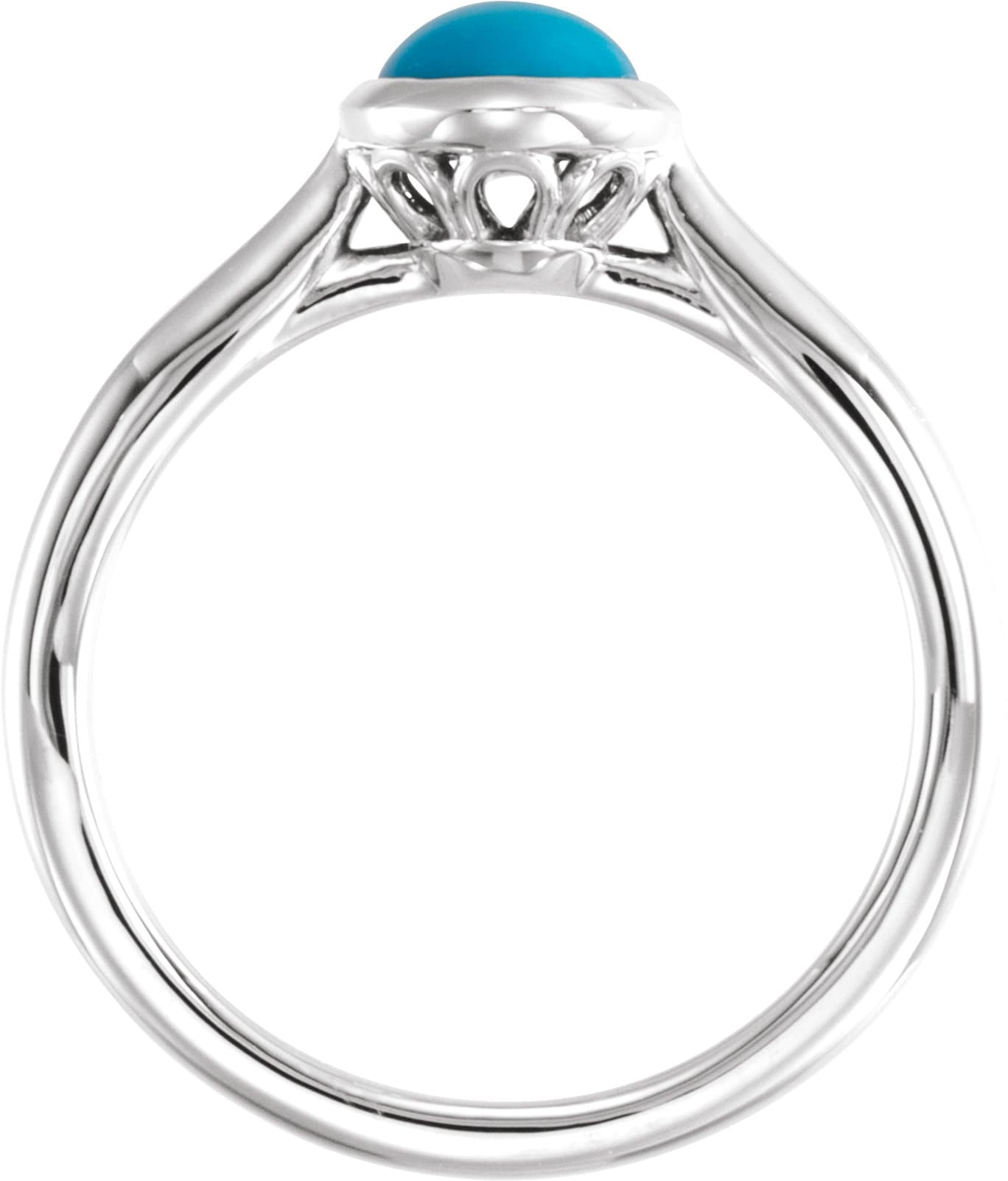 Bezel-Set Solitaire Ring view 2
