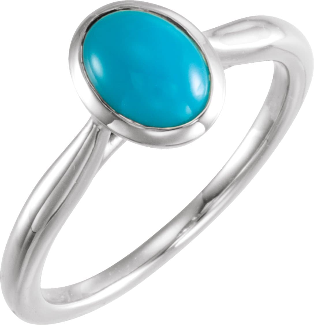 14K Rose 10x8 mm Natural Ethiopian Opal Cabochon Ring