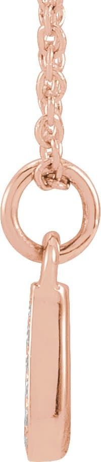 Petite Initial Necklace view 2
