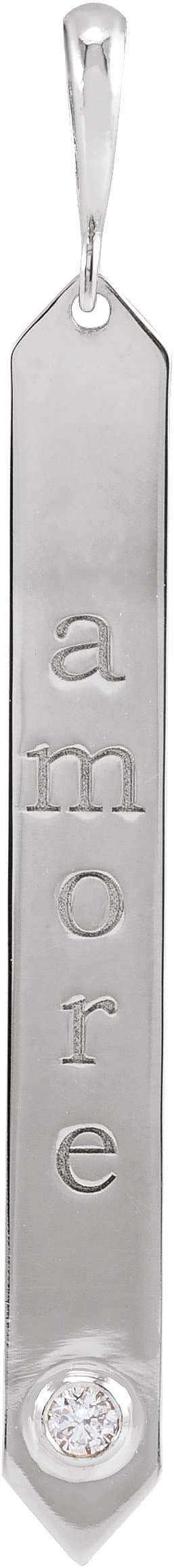 Engravable Bar Necklace or Pendant view 3
