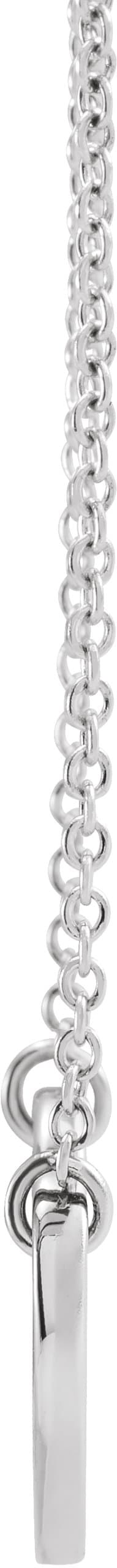 Engravable Heart Necklace view 2