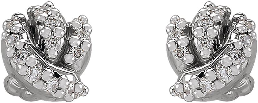 Accented Knot Earrings view 2