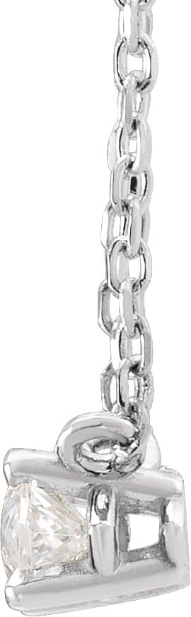 Solitaire Necklace view 2