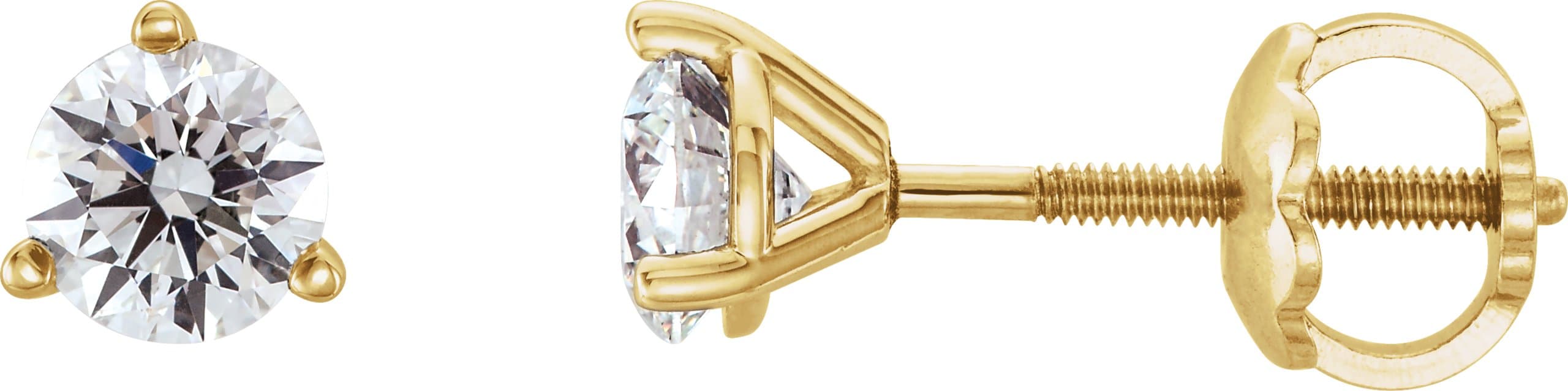 14K White 1 1/2 CTW Natural Diamond Earrings