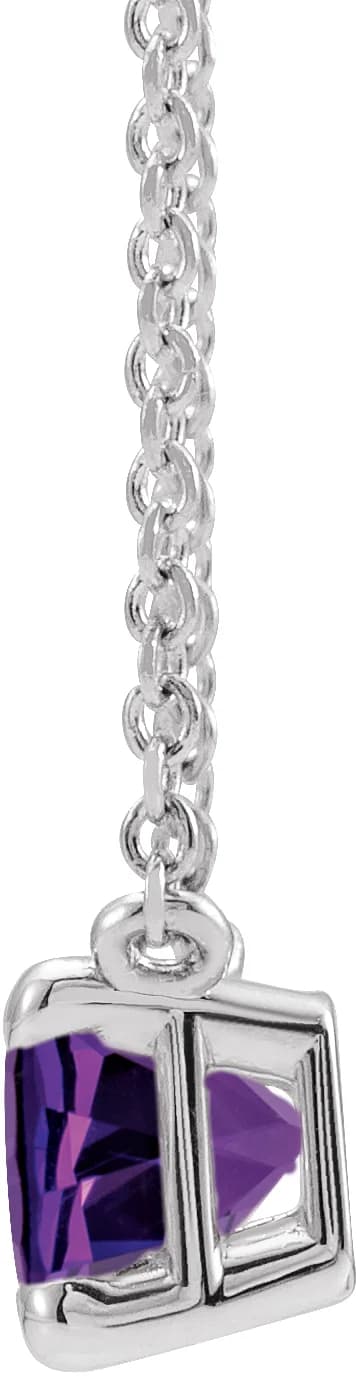 Emerald Claw-Prong Necklace or Center view 2