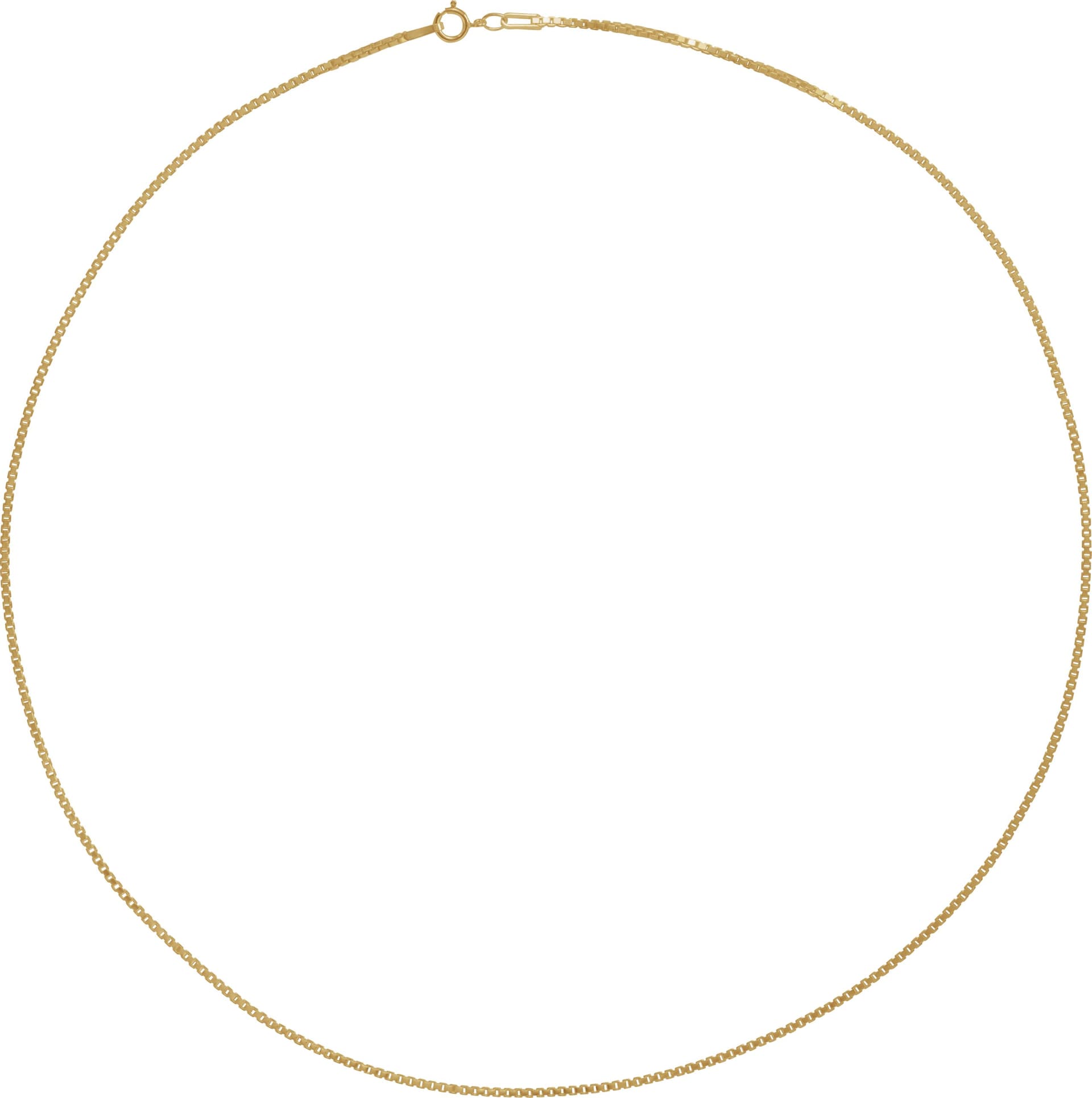 1.3 mm Diamond-Cut Box Chain view 2