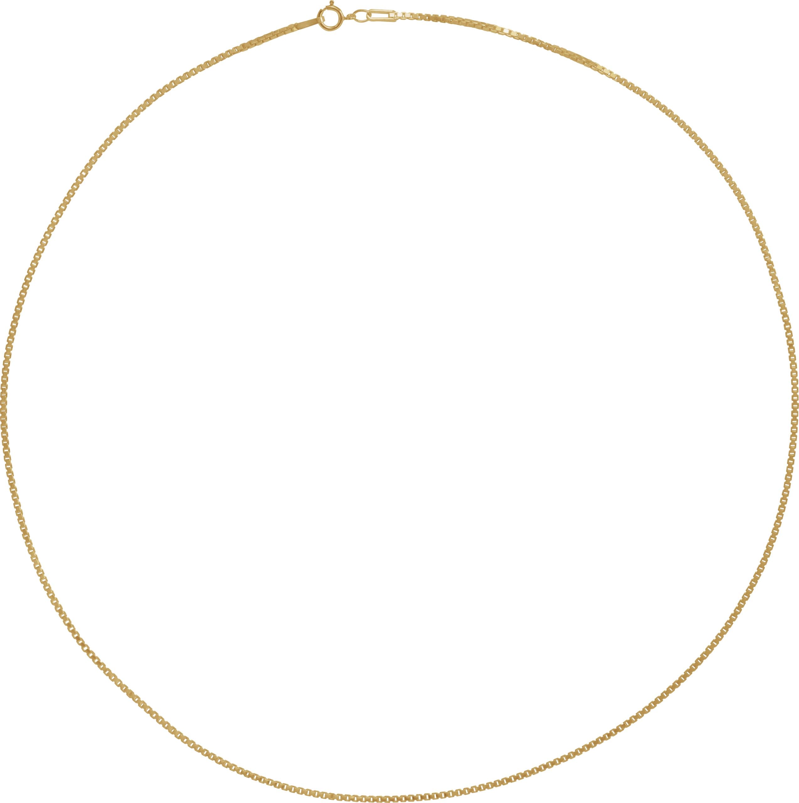 1.3 mm Diamond-Cut Box Chain view 2