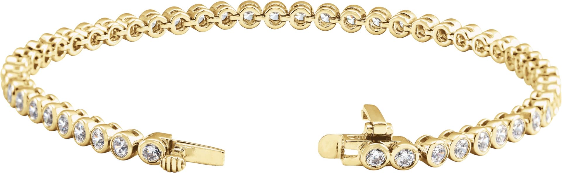 Bezel-Set Bracelet view 2