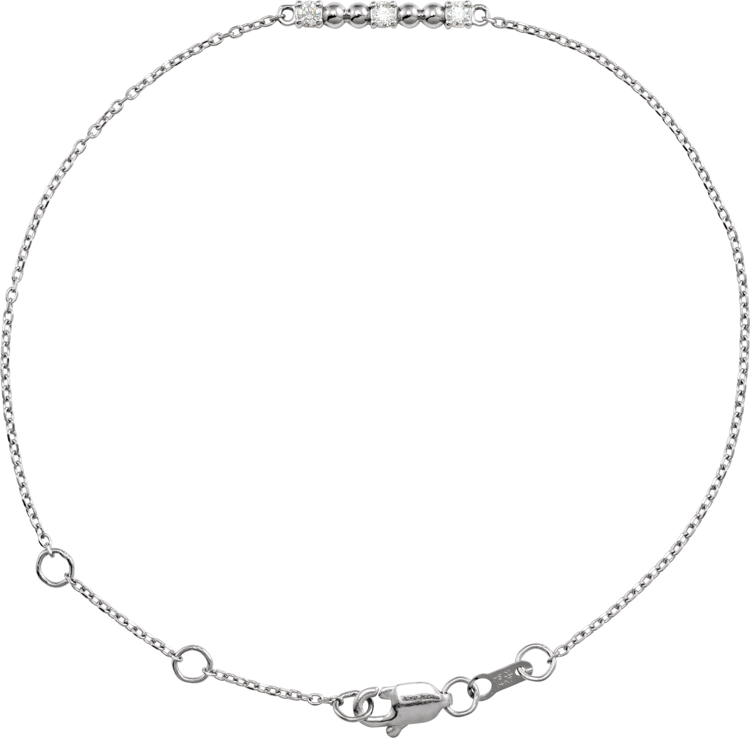 Beaded Bar Bracelet view 1